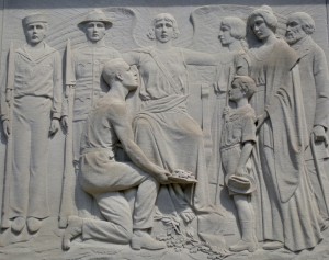 Lawrence County's frieze